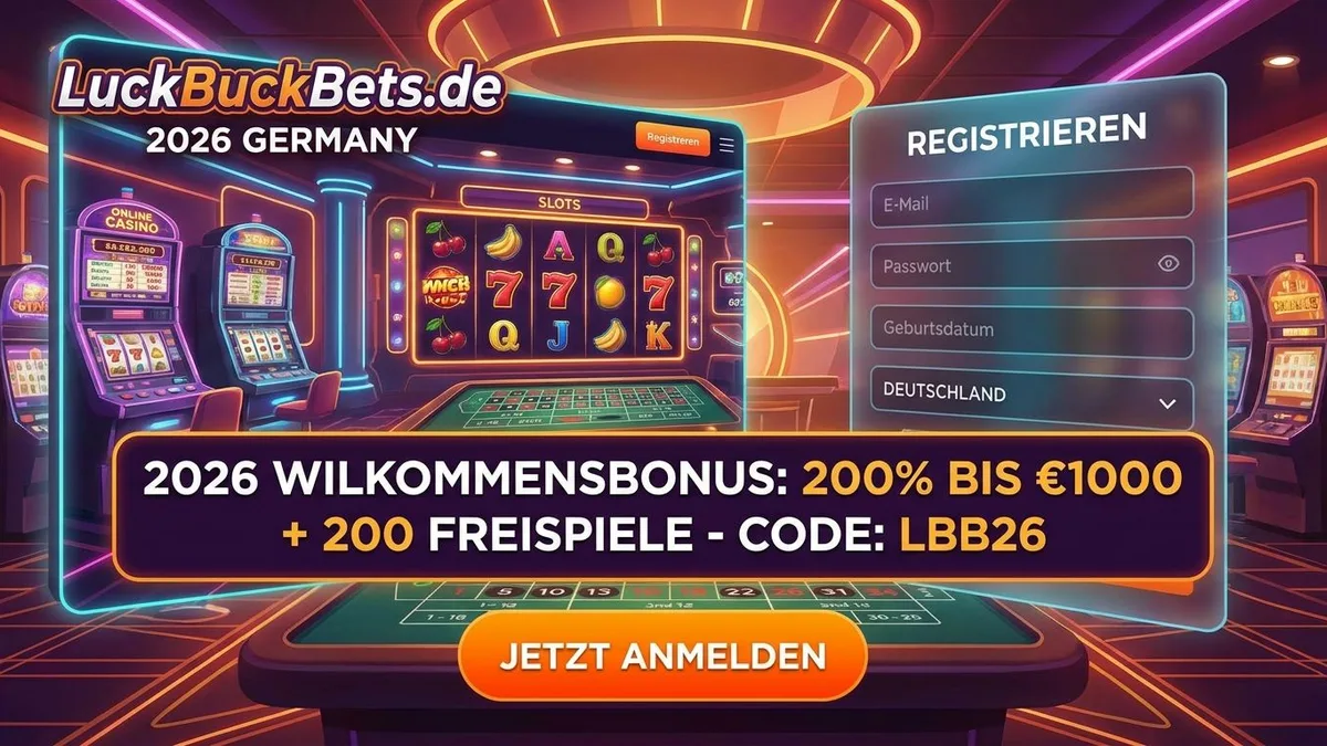 Registrierung mit Bonus